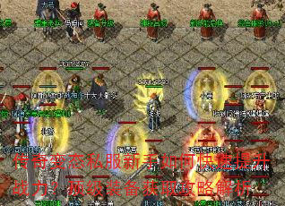 传奇变态私服新手如何快速提升战力?顶级装备获取攻略解析 传奇变态私服新手如何快速提升战力?顶级装备获取攻略解析