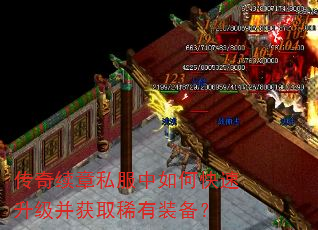 传奇续章私服中如何快速升级并获取稀有装备? 传奇续章私服中如何快速升级并获取稀有装备?