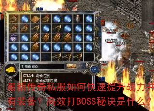 最新传奇私服如何快速提升战力并获取稀有装备?高效打BOSS秘诀是什么? 最新传奇私服如何快速提升战力并获取稀有装备?高效打BOSS秘诀是什么?