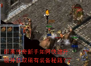 群英传奇新手如何快速升级并获取稀有装备秘籍? 群英传奇新手如何快速升级并获取稀有装备秘籍?