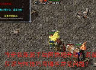 传奇私服新手如何快速升级?装备获取与PK技巧有哪些常见问题? 传奇私服新手如何快速升级?装备获取与PK技巧有哪些常见问题?