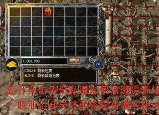 �¿��ϻ�����˽����ο�������ս����ְҵ����뼼�ܴ�������Щ�ؾ���