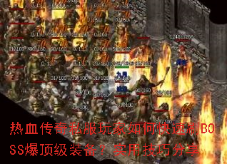 ��Ѫ����˽�������ο���ˢBOSS������װ����ʵ�ü��ɷ���