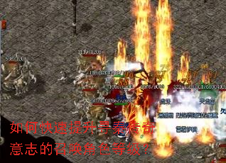 如何快速提升寻秦传奇意志的召唤角色等级? 如何快速提升寻秦传奇意志的召唤角色等级?