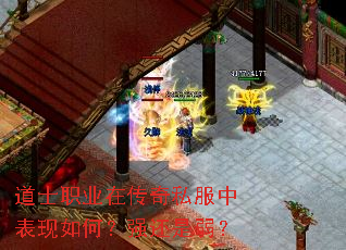 道士职业在传奇私服中表现如何?强还是弱? 道士职业在传奇私服中表现如何?强还是弱?