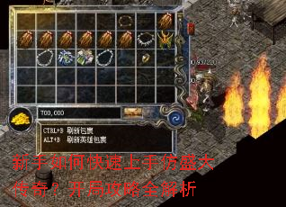 新手如何快速上手仿盛大传奇?开局攻略全解析 新手如何快速上手仿盛大传奇?开局攻略全解析