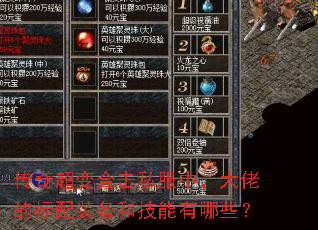 ���泬��ϻ�˽���У����еı���װ���ͼ�������Щ��