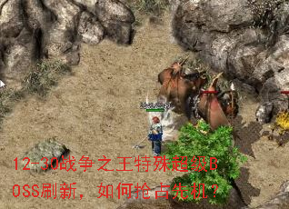 12-30战争之王特殊超级BOSS刷新,如何抢占先机? 12-30战争之王特殊超级BOSS刷新,如何抢占先机?