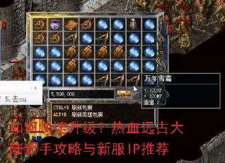 如何快速升级?热血远古大陆新手攻略与新服IP推荐 如何快速升级?热血远古大陆新手攻略与新服IP推荐
