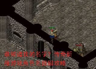 谁知道我的名字?传奇新服游戏角色名找回攻略 谁知道我的名字?传奇新服游戏角色名找回攻略