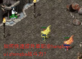 如何快速提升单职业hanghuizhengba战斗力? 如何快速提升单职业hanghuizhengba战斗力?