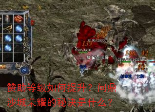 赞助等级如何提升?问鼎沙城荣耀的秘诀是什么? 赞助等级如何提升?问鼎沙城荣耀的秘诀是什么?