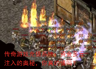 传奇游戏充值系统:资金多元注入的奥秘,你真的懂吗? 传奇游戏充值系统:资金多元注入的奥秘,你真的懂吗?