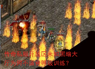 传奇私服开放区未知黑暗大厅为何不适合等级训练? 传奇私服开放区未知黑暗大厅为何不适合等级训练?