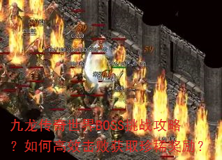 九龙传奇世界BOSS挑战攻略?如何高效击败获取珍稀奖励? 九龙传奇世界BOSS挑战攻略?如何高效击败获取珍稀奖励?