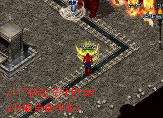 如何快速提升传奇3g私服角色等级? 如何快速提升传奇3g私服角色等级?