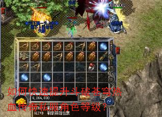 如何快速提升斗破苍穹热血传奇私服角色等级? 如何快速提升斗破苍穹热血传奇私服角色等级?