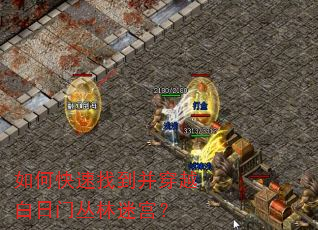 如何快速找到并穿越白日门丛林迷宫? 如何快速找到并穿越白日门丛林迷宫?