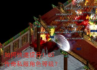 如何快速提升1.85传奇私服角色等级? 如何快速提升1.85传奇私服角色等级?