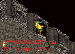 如何快速提升新开倍功单职业传奇角色战斗力? 如何快速提升新开倍功单职业传奇角色战斗力?
