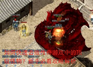 如何快速击败传奇游戏中的顶级怪物?新手必看攻略解析 如何快速击败传奇游戏中的顶级怪物?新手必看攻略解析